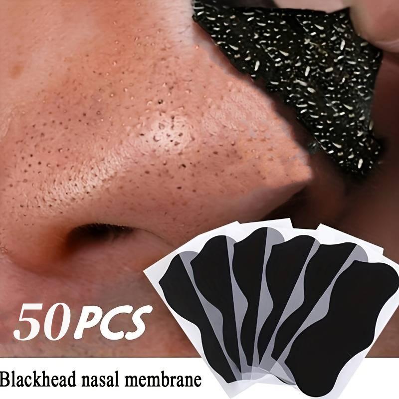 Face Mask Skincare - 50Pcs Nose Blackhead Remover Mask Shrink