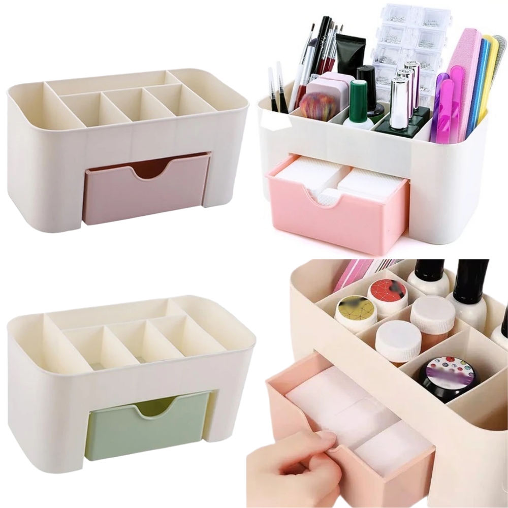 Lip Balm - Nail Art Organizer Desktop Drawer Cosmetic