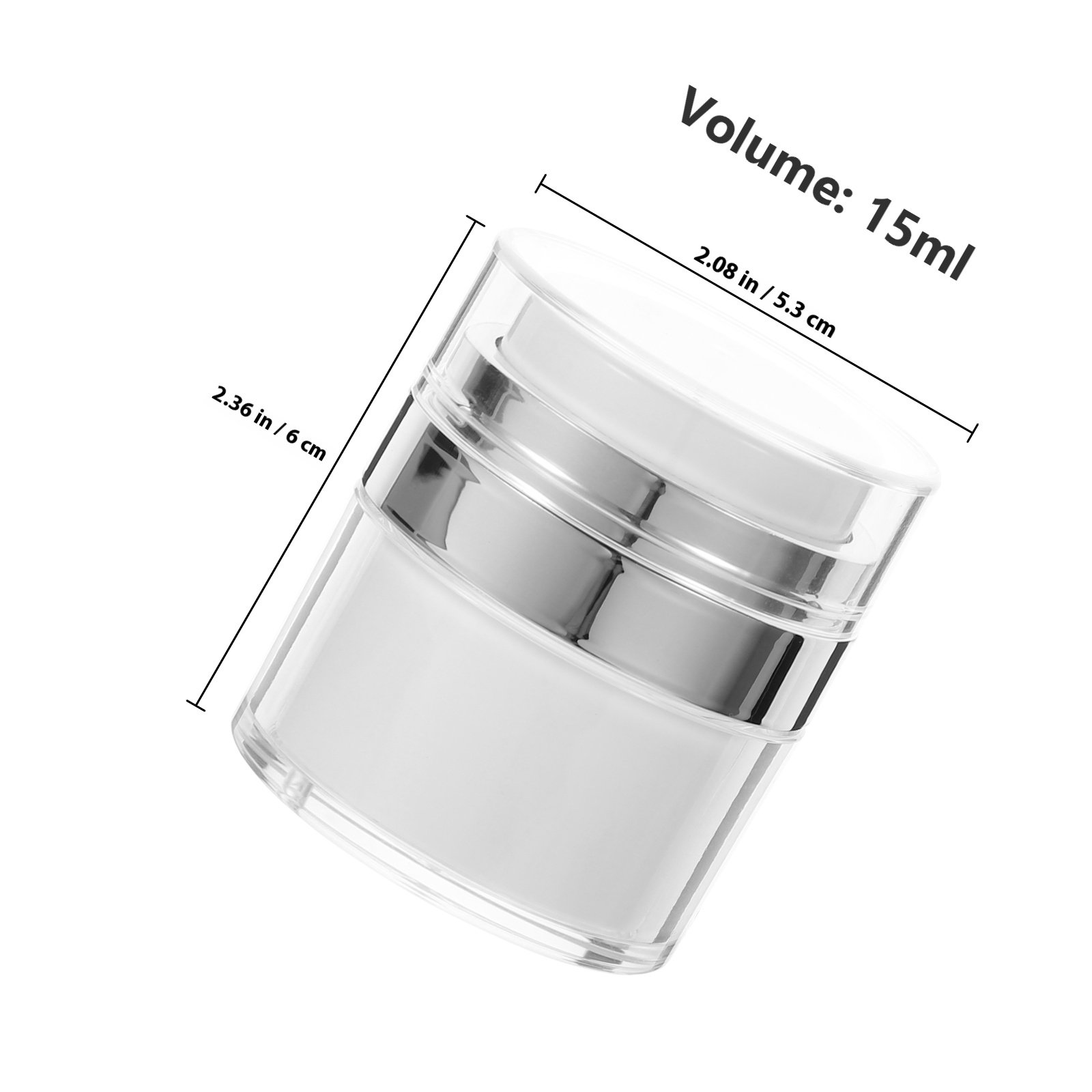 2Pcs 15Ml Empty Jar Small Crea - Body Lotion 评论和价格