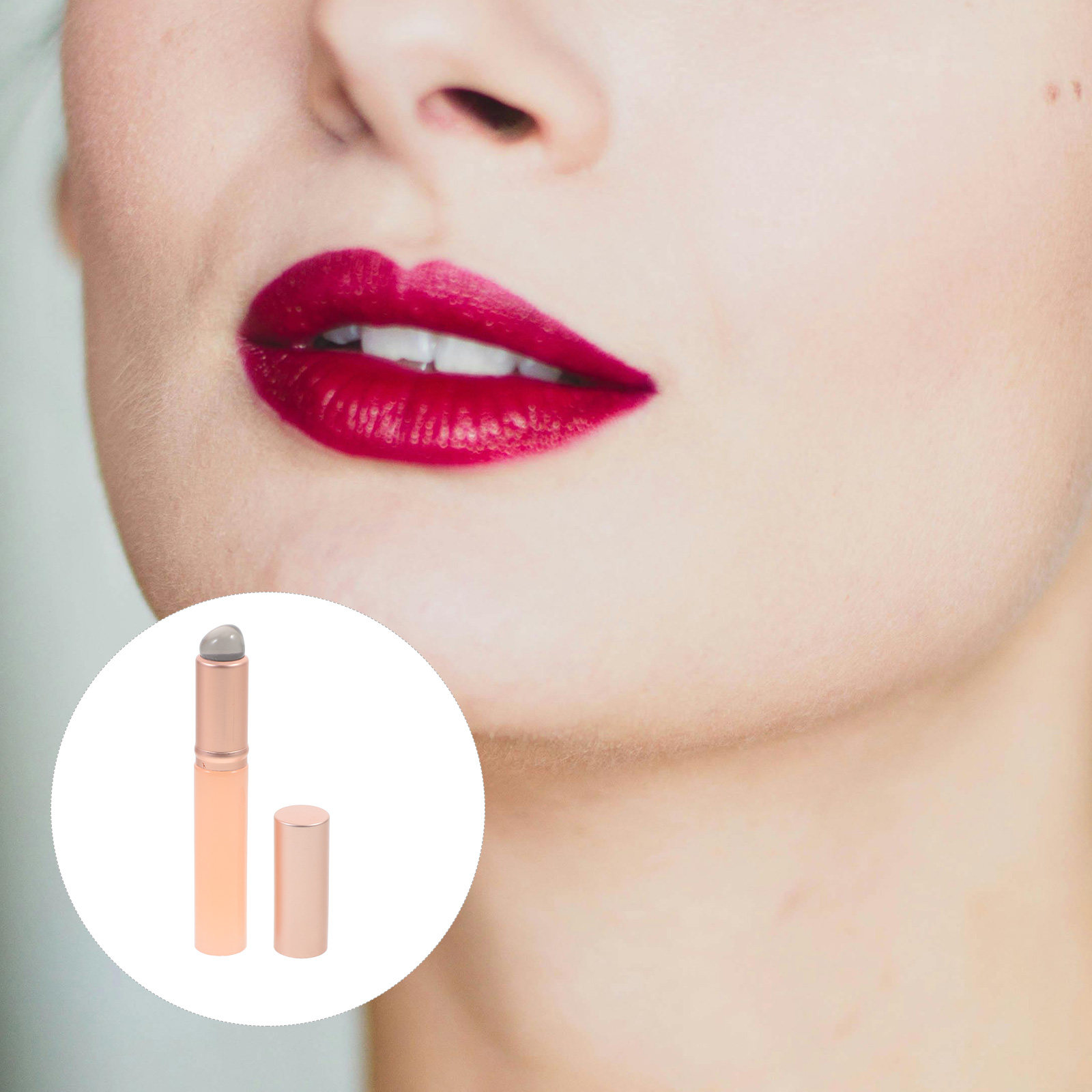2Pcs Silicone Lip Applicator S - Lip Balm 评论和价格