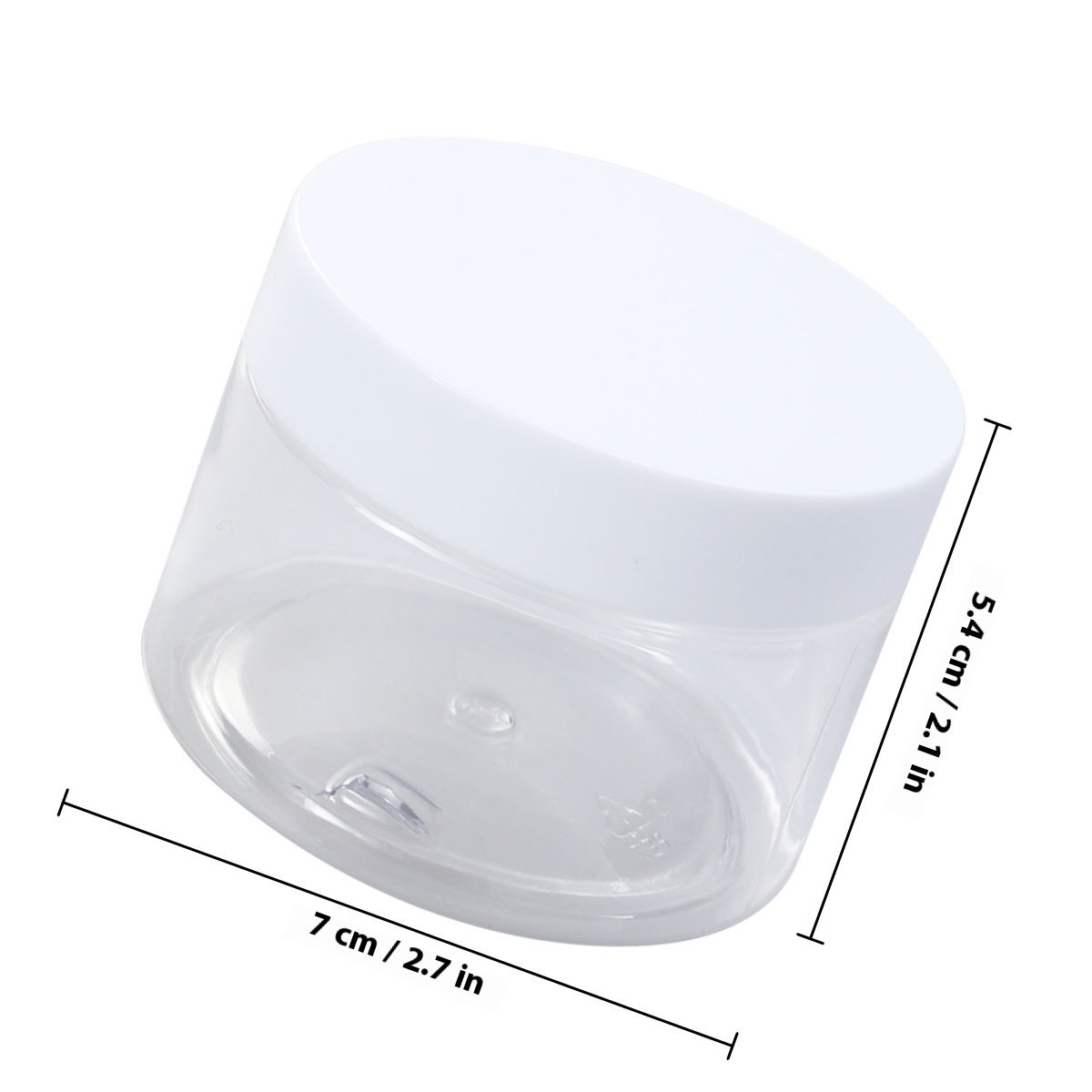 12Pcs Clear Plastic Wide-Mouth - Body Lotion 评论和价格