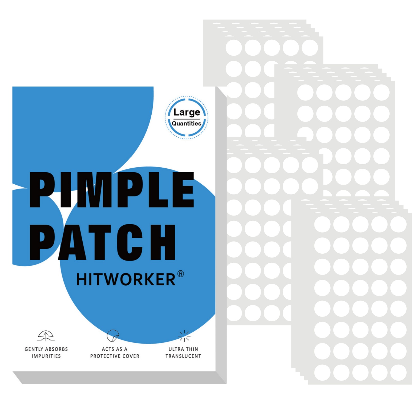 800Pcs Hydrocolloid Acne Pimpl - Face Oil 评论和价格