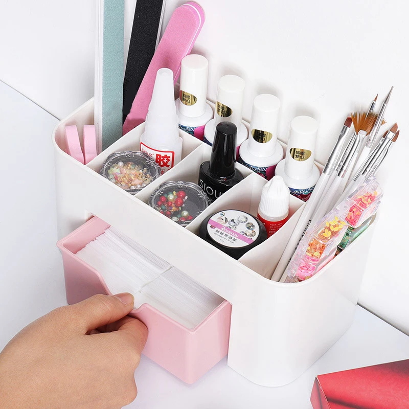 Nail Art Organizer Desktop Dra - Lip Balm 评论和价格