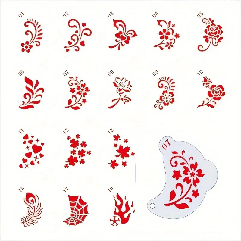 20 Reusable Face Painting Temp - Cleanser Face 评论和价格
